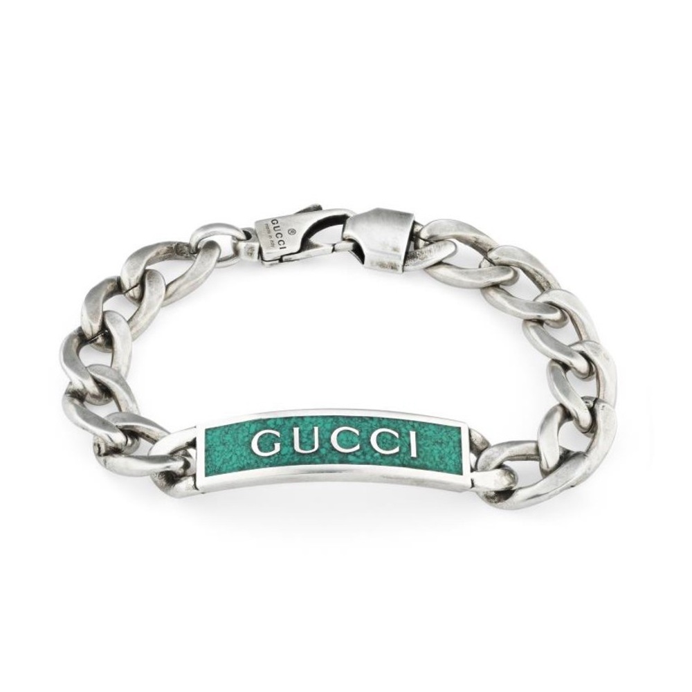 Gucci Silver Chain-Link Jewelry Bracelet
